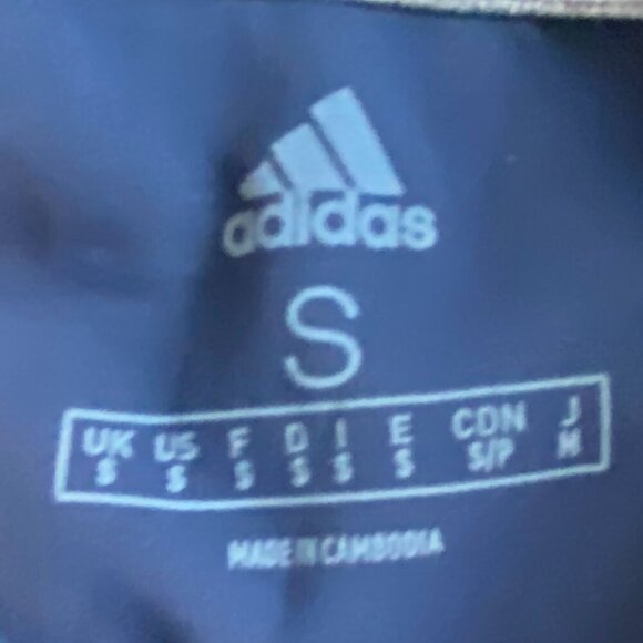 Adidas Blue Windbreaker Lightweight Spring Fall Jacket Women's Size Small - Picture 4 of 6
